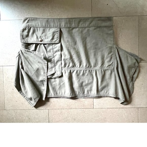 Stella McCartney khaki green mini skirt - Made in Italy-Sz. 12 - Picture 1 of 10